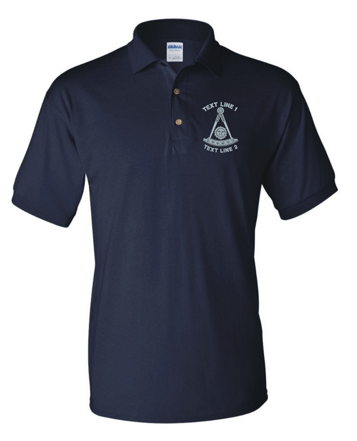 Mason / Masonic Past Master Polo 50/50 (image for) Mason / Masonic Past Master Polo 50/50